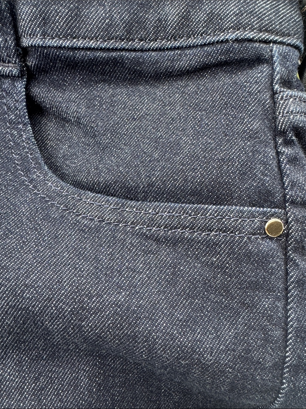 Talbots Trouser Jeans Dark Indigo Juliette Wash Size 16 EUC - Picture 5 of 7